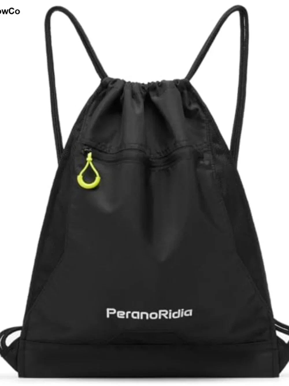 Drawstring Backpack Lightweight Gym Sackpack Water Repellent Mesh Pocket